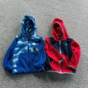 The North Face Kids Jackets - Blue Camo and Red